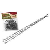 Corrente de Metal Encartelada Preta (74cm) NUTRIPLAN Corrente de Metal Encartelada Preta (74cm) NUTRIPLAN