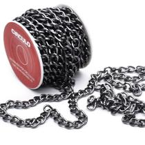 Corrente de Metal Preto 10mm - Círculo