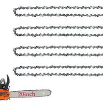 Corrente de motosserra Fifchall de 20 polegadas, 0,325 passo, calibre 0,58, 76DL