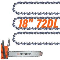 Corrente de motosserra NEO-TEC 18 polegadas 0,325 passo 0,050 calibre 72DL Corrente de motosserra NEO-TEC 18 polegadas 0,325 passo 0,050 calibre 72DL