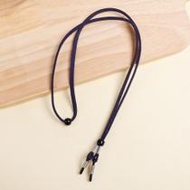 Corrente de óculos de couro antiderrapante para homens ou mulheres, alta qualidade