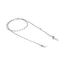 Corrente de Óculos Feminina Mini Seal Prateada