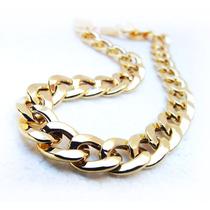 Corrente de Ouro grossa Grumet 60 cm