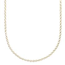Corrente de Ouro Puro Colar Elo Portugues 2,2mm 45cm Ouro 18K