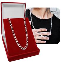 Corrente de Prata 925 Cordão Masculino 5mm Grumet 3x1 60cm Original Luxo Maciça Lei Italiano Corrente de Prata 925 Cordão Masculino 5mm Grumet 3x1 60cm Original Luxo Maciça Lei Italiano