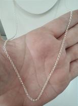 Corrente de prata 925 elo português 45 cm Corrente de prata 925 elo português 45 cm
