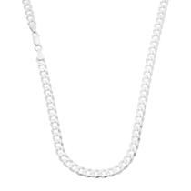 Corrente De Prata 925 Masculina Grossa Grumet 4mm 60cm Corrente De Prata 925 Masculina Grossa Grumet 4mm 60cm