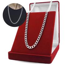 Corrente de Prata 925 Masculina Grossa Grumet 5mm Cordão 70cm Escama de Peixe Legitima Original Italiana Corrente de Prata 925 Masculina Grossa Grumet 5mm Cordão 70cm Escama de Peixe Legitima Original Italiana