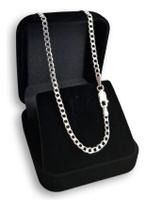 Corrente De Prata 925 Masculina Legítima 3mm Italiana Grumet