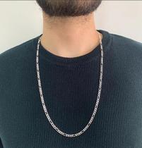 Corrente de Prata Masculina - Elo Baiano 4mm Corrente de Prata Masculina - Elo Baiano 4mm