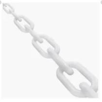 Corrente de PVC ELO 10MM X 25 Metros Branca Corrente de PVC ELO 10MM X 25 Metros Branca