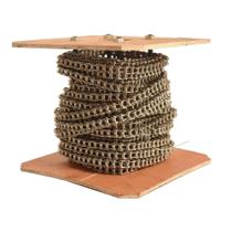 Corrente de Rolos Jeremywell 41NP Niquelada - 15,24m com 5 Elos