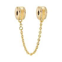 Corrente De Segurança Em Prata 925 Com Borboleta, Lua, Estrela E Margarida Para Pulseira Europeia