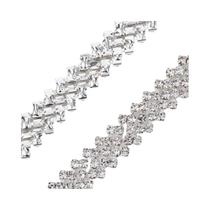 Corrente De Strass Garra De Cristal 90CM 1 Jarda Para Costurar Em Roupas, Motivos DIY E Acessórios