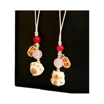 Corrente De Telefone Com Garras De Gato Para Atração De Riqueza, 2 Peças, Pingente Fofo E Exquisito,