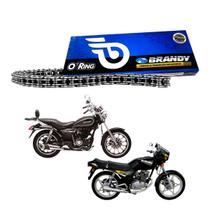 Corrente de Transmissão Com Retentor 428HO x 120L O'Ring - Emenda Clip Corrente de Transmissão Com Retentor 428HO x 120L O'Ring - Emenda Clip