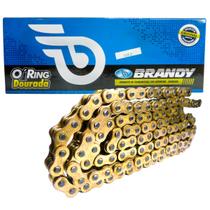 Corrente de Transmissão Dourada Com Retentor 428HO x 116L O'Ring - Emenda Clip