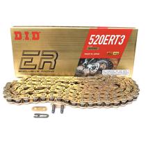 Corrente DID Gold ERT3 Dourada 520 120 Elos S/ Retentor Motocross