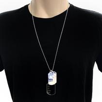 Corrente Dog Tag Longa Aço Inoxidavel 70cm Corrente Dog Tag Longa Aço Inoxidavel 70cm
