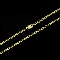 Corrente elo cadeado 5mm 70cm , Banhado a ouro 18k. Corrente elo cadeado 5mm 70cm , Banhado a ouro 18k.
