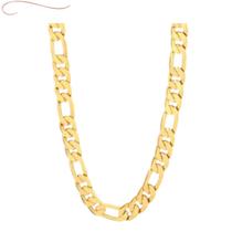 Corrente Elo Grumet 3X1 Banhada A Ouro 18K