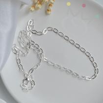 Corrente Elo Oval 50cm - Prata Corrente Elo Oval 50cm - Prata