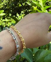 Corrente Elos Dourado, Banho Ouro 18k Corrente Elos Dourado, Banho Ouro 18k