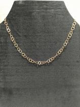 Corrente Em Ouro 10k 416 Elos Laminados 5 Mm X 5 Mm 40 Cm Corrente Em Ouro 10k 416 Elos Laminados 5 Mm X 5 Mm 40 Cm