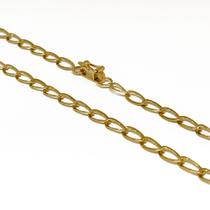 Corrente Em Ouro 10k 416 Elos Laminados Pequenos 50 Cm Corrente Em Ouro 10k 416 Elos Laminados Pequenos 50 Cm