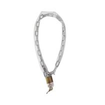 Corrente Encapada Cristal 3,2mm X 1 Mt +cadeado 20mm C/2ch