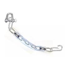 Corrente Encapada p/cachorro 3,2mmx5mts c manilha e mosquetão Corrente Encapada p/cachorro 3,2mmx5mts c manilha e mosquetão