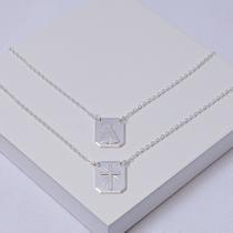 Corrente Escapulário Folheada a Prata Nossa Senhora Aparecida Corrente Escapulário Folheada a Prata Nossa Senhora Aparecida