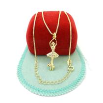 Corrente Feminina 40/45Cm 1Mm Bailarina Folheado Ouro Cr886