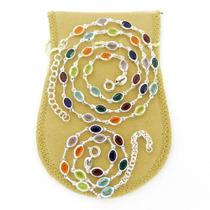 Corrente Feminina 45/50cm 5mm Pulseira Folheada Prata Cr601 Corrente Feminina 45/50cm 5mm Pulseira Folheada Prata Cr601