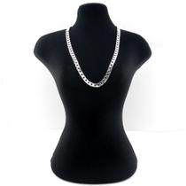 Corrente Feminina 45cm 6mm Largura Folheada Prata CR418 Corrente Feminina 45cm 6mm Largura Folheada Prata CR418