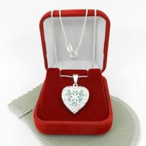 Corrente Feminina 50cm 1mm + Relicário Aromatizado - CR834