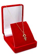 Corrente Feminina Americana 40cm De Ouro 18k Com Pingente Menina Corrente Feminina Americana 40cm De Ouro 18k Com Pingente Menina