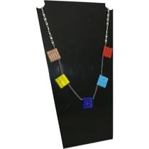 Corrente Feminina Colorida Ladrilhos