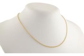 Corrente Feminina De Ouro 18k Elos Portugueses 2.0 40 Cm