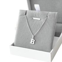 Corrente Feminina em Prata 925 Veneziana 45cm com Pingente Letra Corrente Feminina em Prata 925 Veneziana 45cm com Pingente Letra