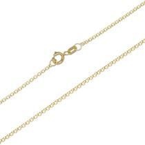 Corrente Feminina Esteira Italiana 45cm 1,4mm Ouro 18k 750 Corrente Feminina Esteira Italiana 45cm 1,4mm Ouro 18k 750