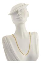 Corrente Feminina Grumet Dupla 1.5 50 Cm Ouro 18k 750 Maciça