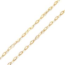 Corrente Feminina Maciça Americana Zeta Em Ouro 18k 1,20mm 40 cm