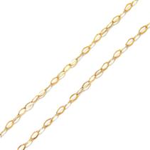 Corrente Feminina Maciça Americana Zeta Em Ouro 18k 1,20mm 50 cm