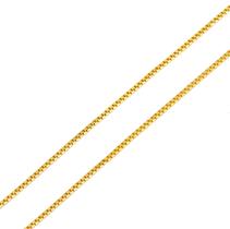Corrente Feminina Maciça Colar Cordão Veneziana de Ouro 18k 0,70mm Corrente Feminina Maciça Colar Cordão Veneziana de Ouro 18k 0,70mm