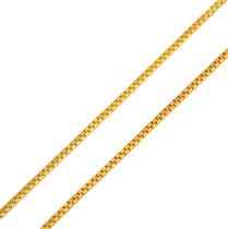 Corrente Feminina Maciça Colar Cordão Veneziana de Ouro 18k 0,80mm 40 cm - AGAPRIME JOIAS