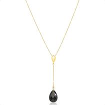 Corrente Feminina Ouro 18k 750 45cm C/ Pingente Gota Briolet Corrente Feminina Ouro 18k 750 45cm C/ Pingente Gota Briolet