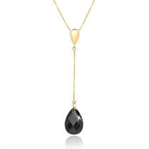 Corrente Feminina Ouro 18k 750 50cm C/ Pingente Gota Briolet Corrente Feminina Ouro 18k 750 50cm C/ Pingente Gota Briolet