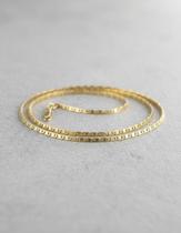 Corrente Feminina Ouro 18k 750 Piastrine 1.6 60 Certificado Amarelo