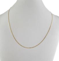 Corrente Feminina Piastrine 1.6 50 Cm Ouro 18k 750 Colar